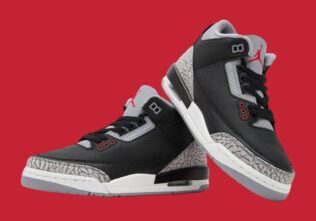Retro 3 Black cement